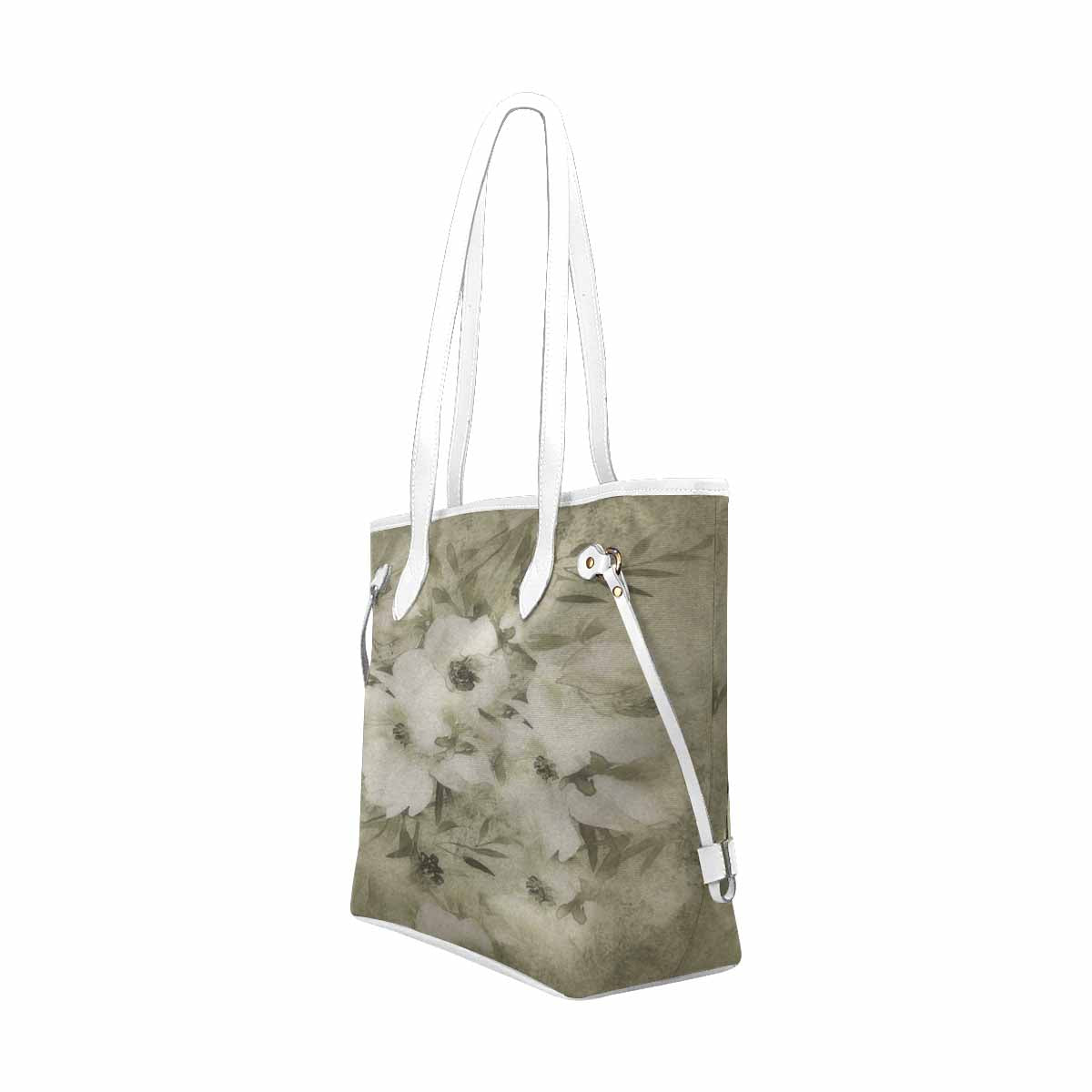 Vintage Floral Handbag, Classic Handbag, Mod 1695361 Design 03x, BEIGE/TAN