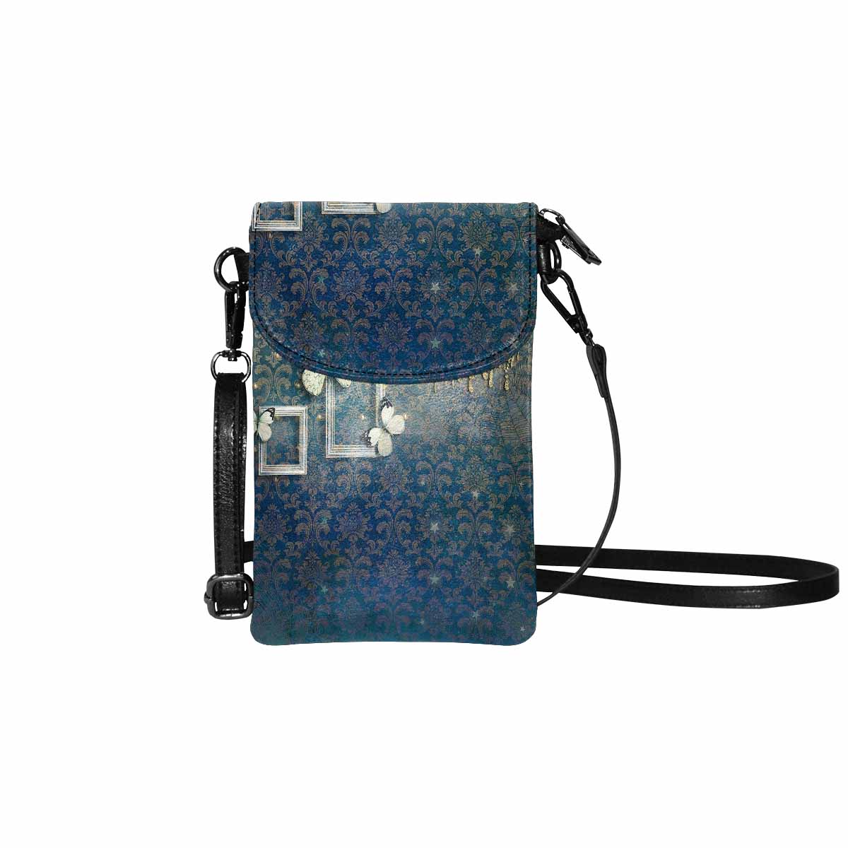 General Victorian cell phone purse, mobile purse, Design 10