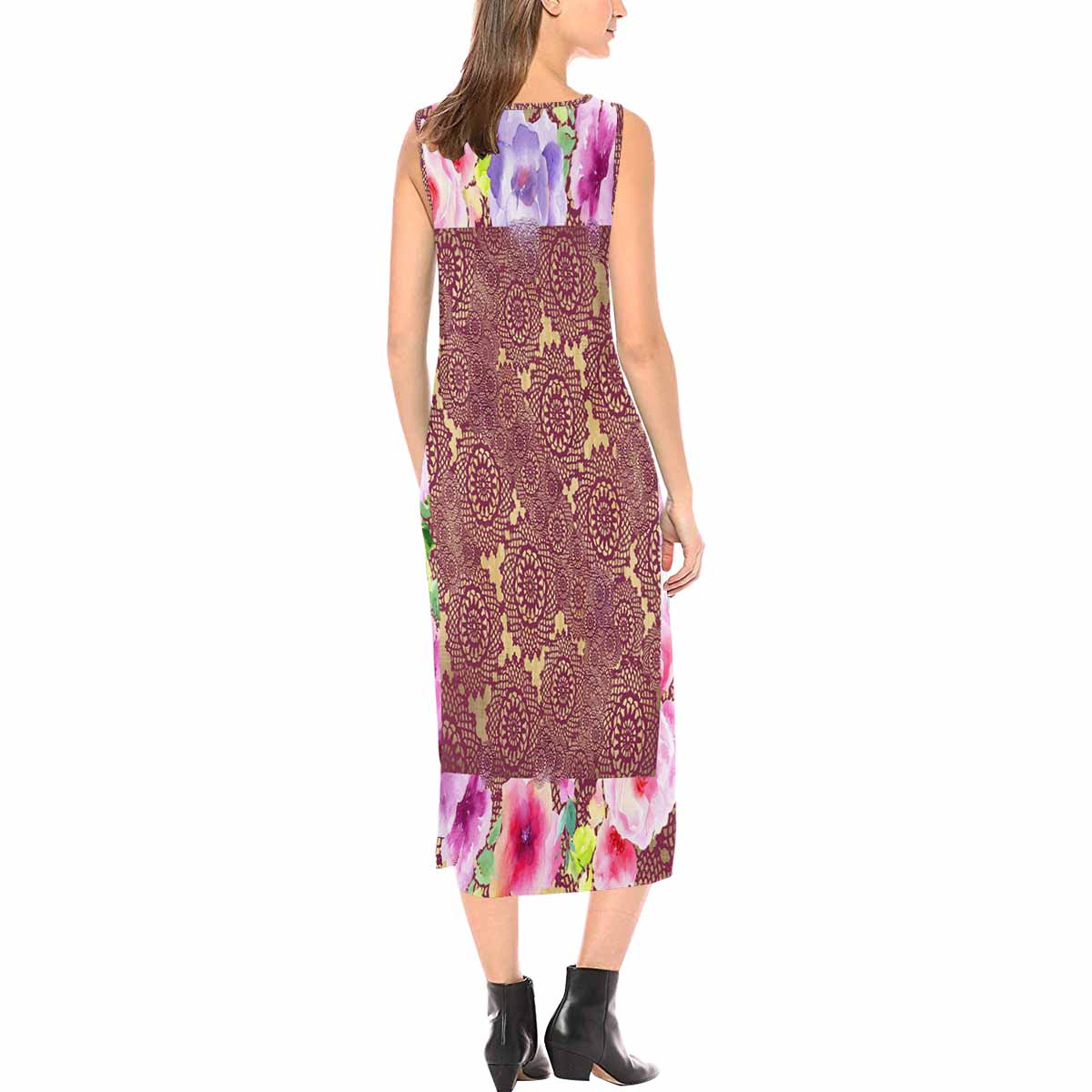 Victorian lace chic long dress, Design 13