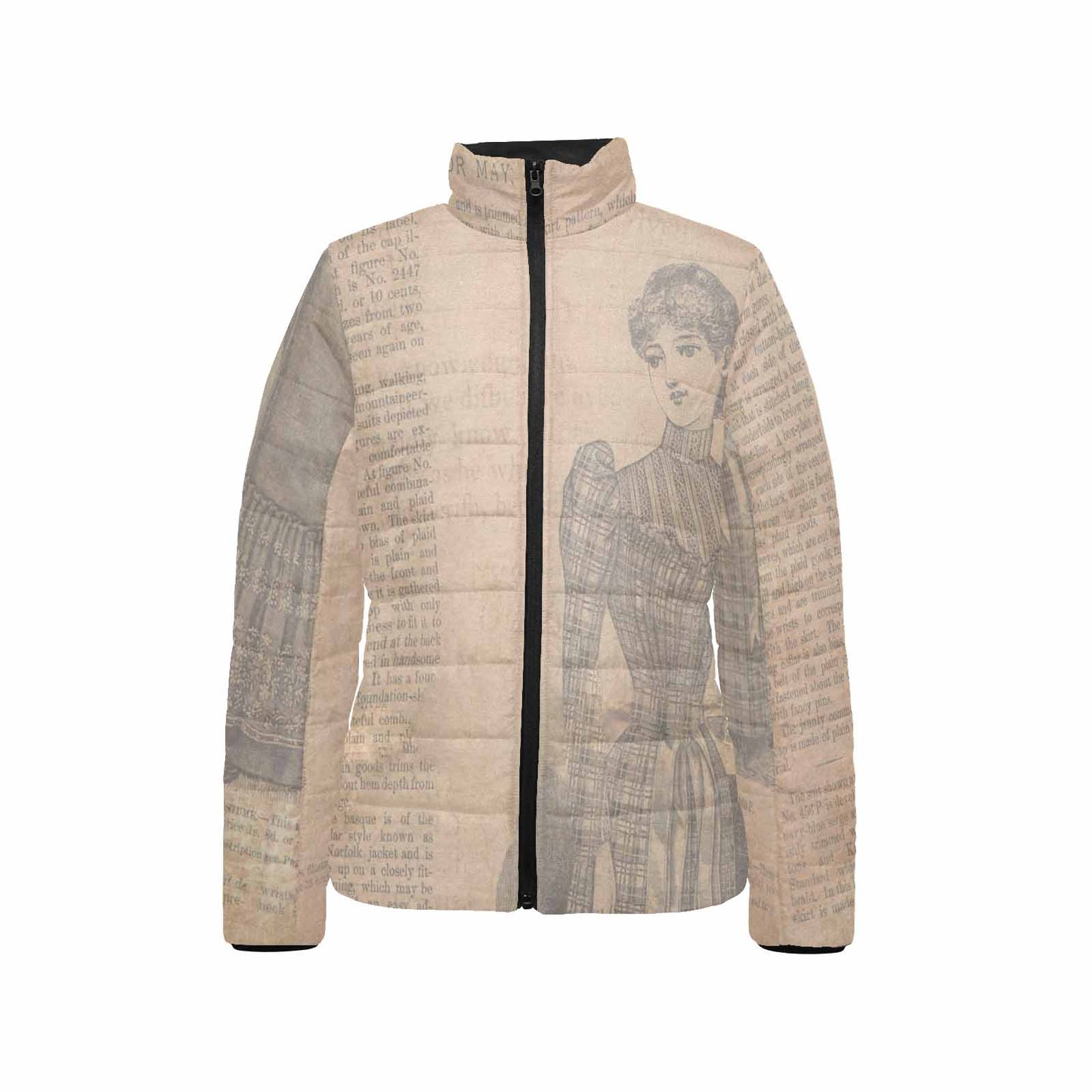 Antique general print quilted jacket, design 35