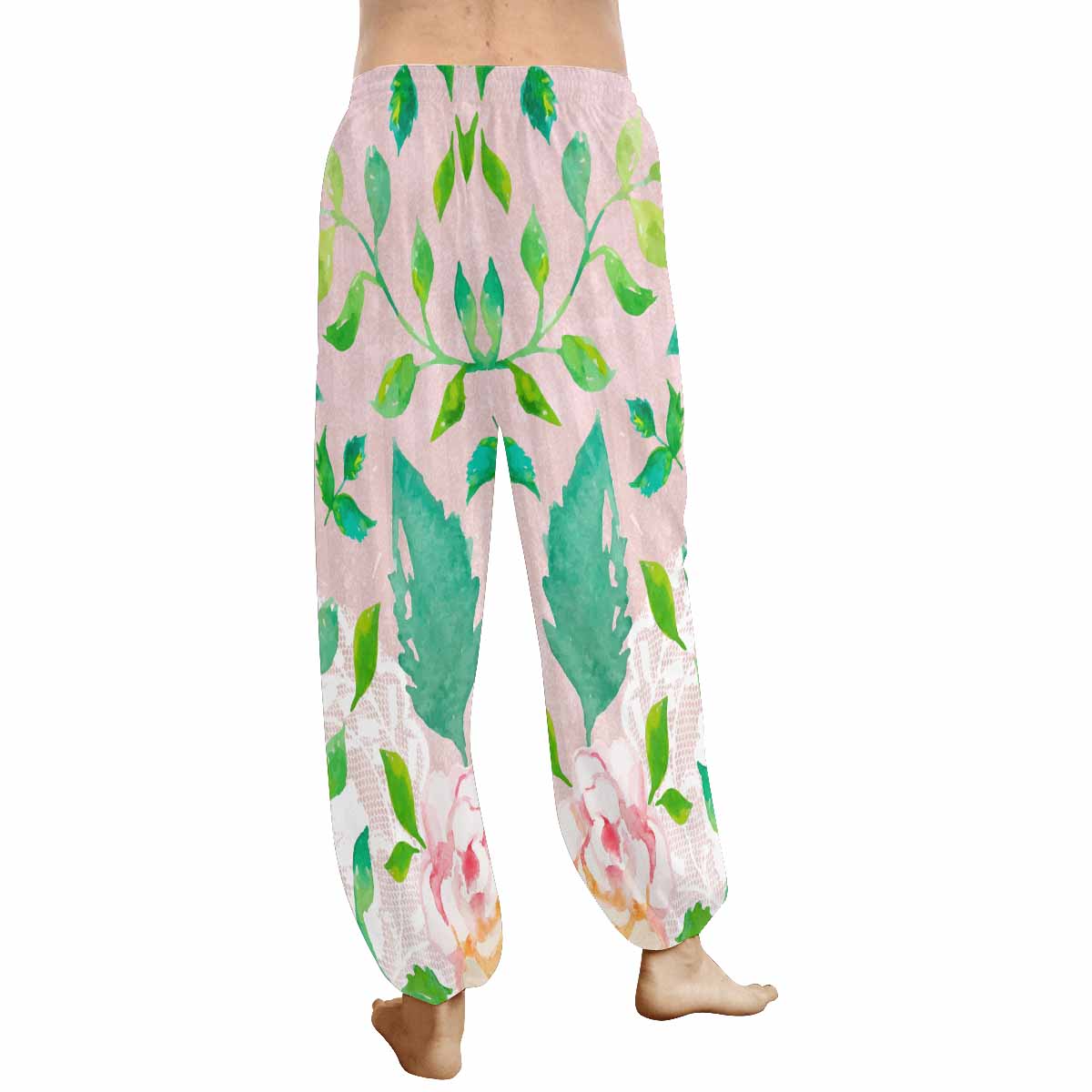 Victorian lace print Haram pants, loose comfy pants design 21