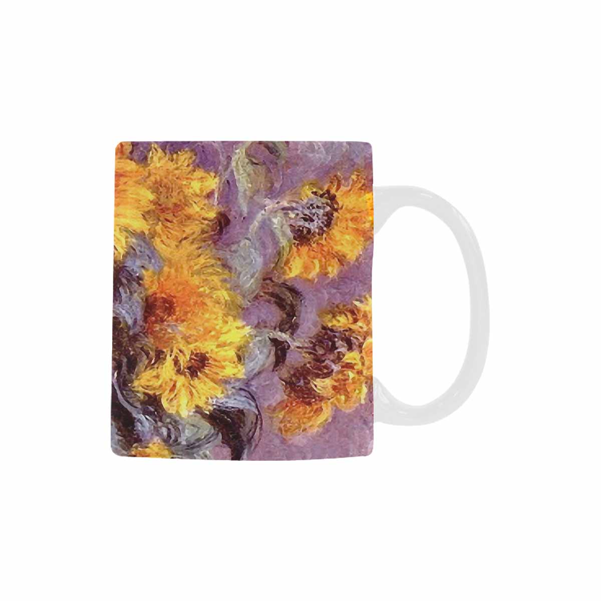 Vintage floral coffee mug or tea cup, Design 49