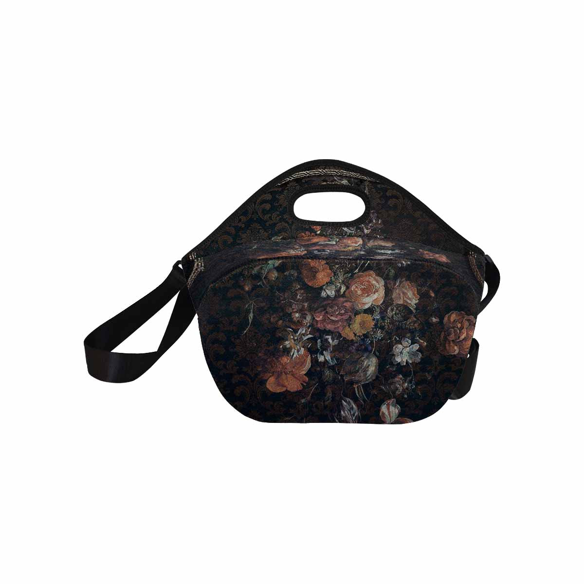 Antique general print, insulated lunch bag, design 08