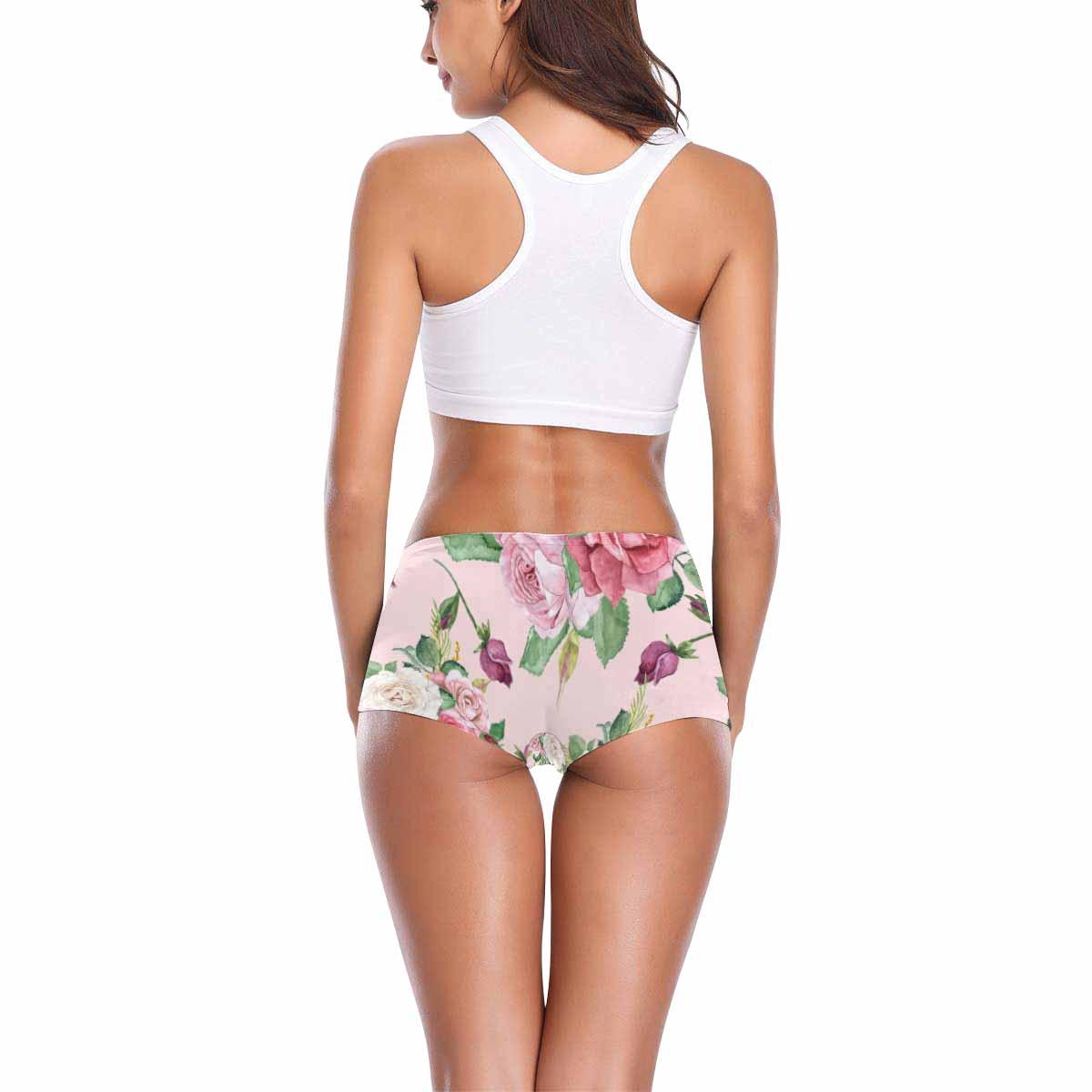 Floral 2, boyshorts, daisy dukes, pum pum shorts, panties, design 58