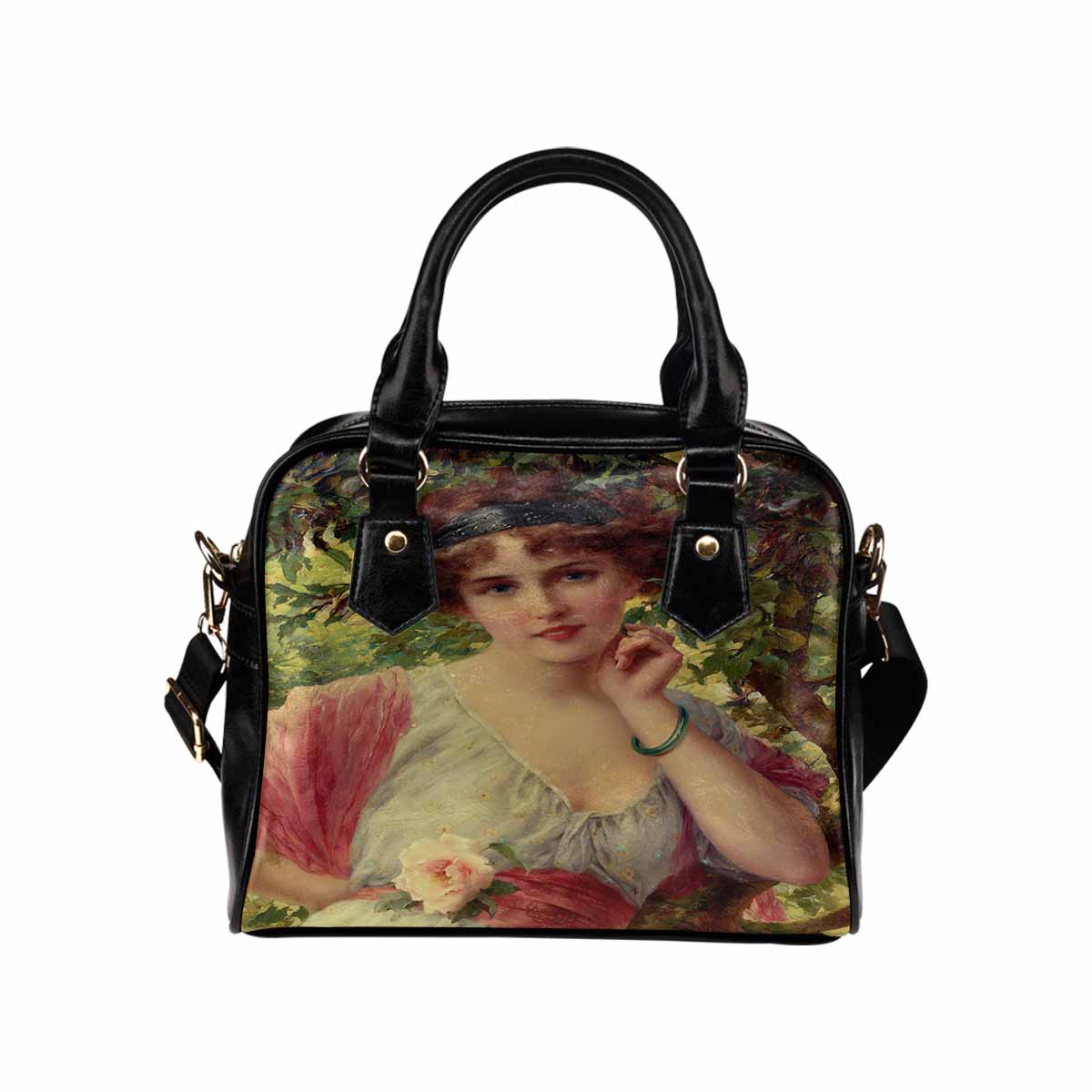 Victorian Lady design handbag, Mod 19163453, A SUMMER ROSE