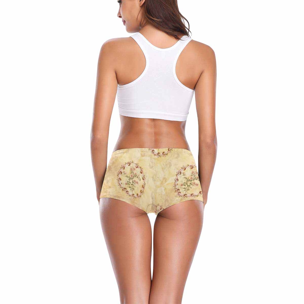 Floral 2, boyshorts, daisy dukes, pum pum shorts, panties, design 66