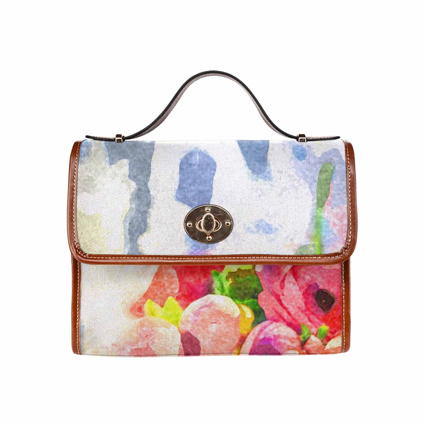 Water Color Floral Handbag Model 1695341 Design 234