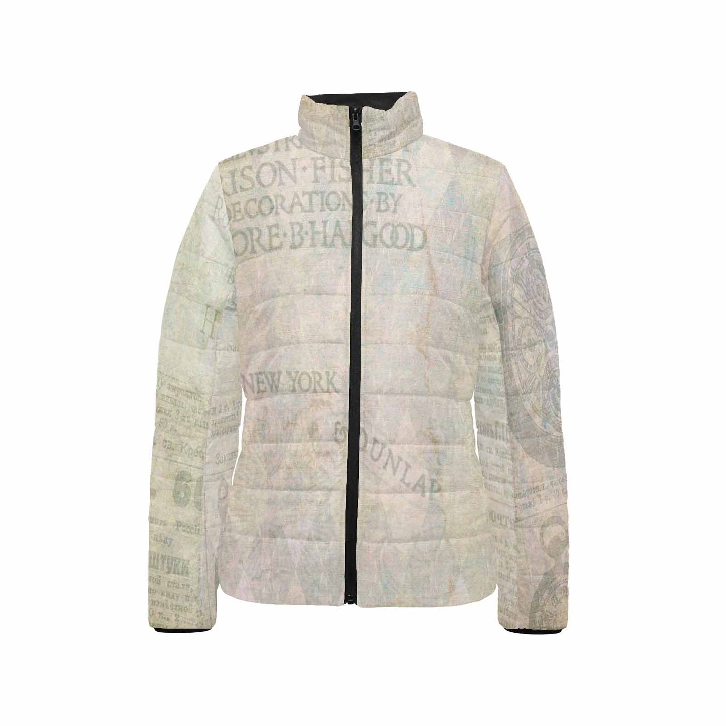 Antique general print quilted jacket, design 27