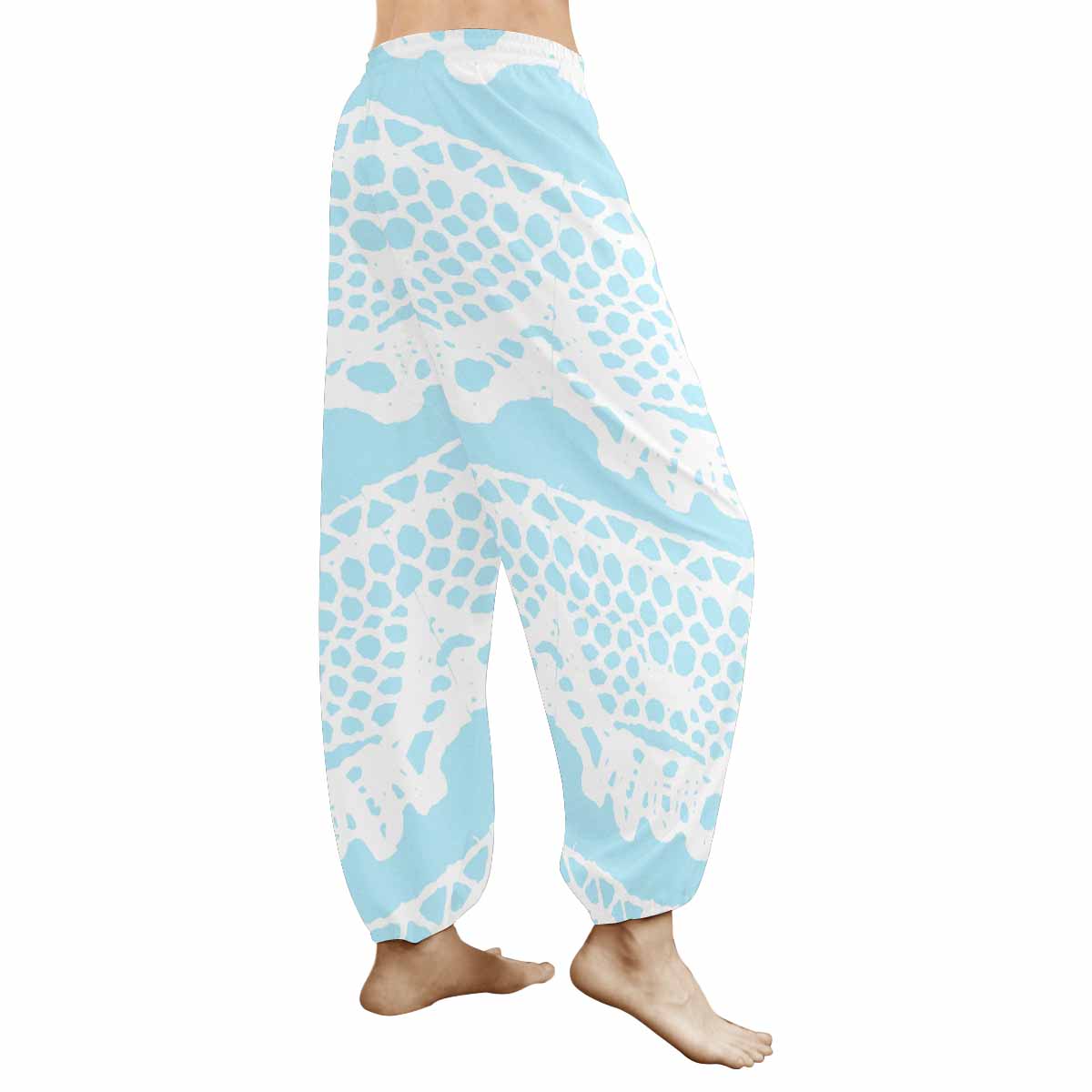 Victorian lace print Haram pants, loose comfy pants design 08