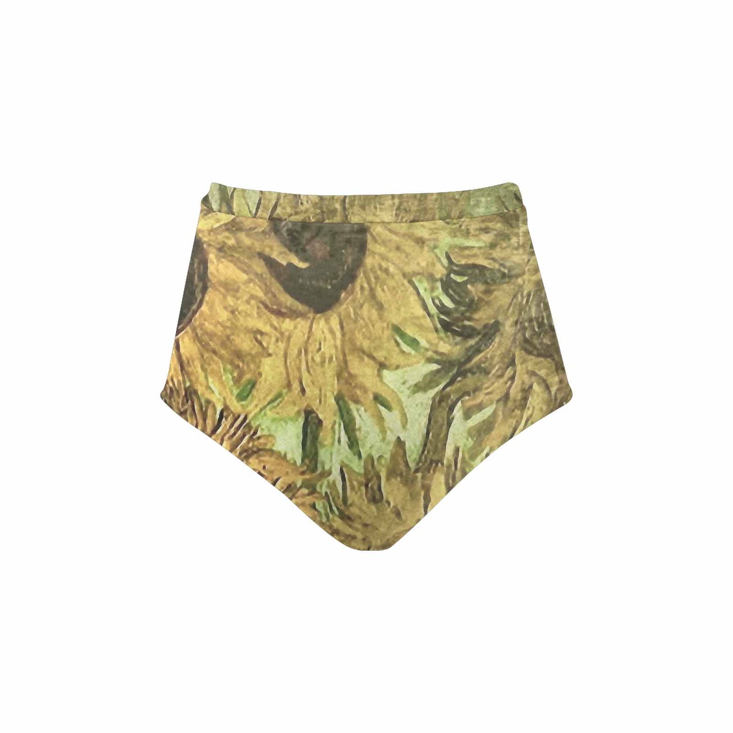 Vintage floral High waist bikini bottom, Design 48x