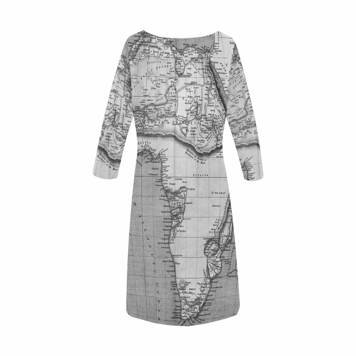 Antique Map loose dress, MODEL 29532, design 12