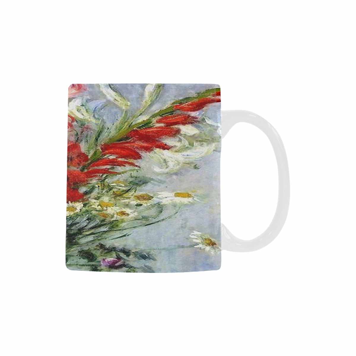 Vintage floral coffee mug or tea cup, Design 43