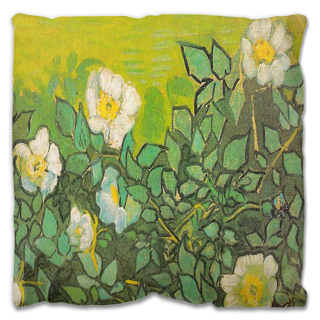 Vintage floral Outdoor Pillows, throw pillow, mildew resistance, various sizes, Design 01