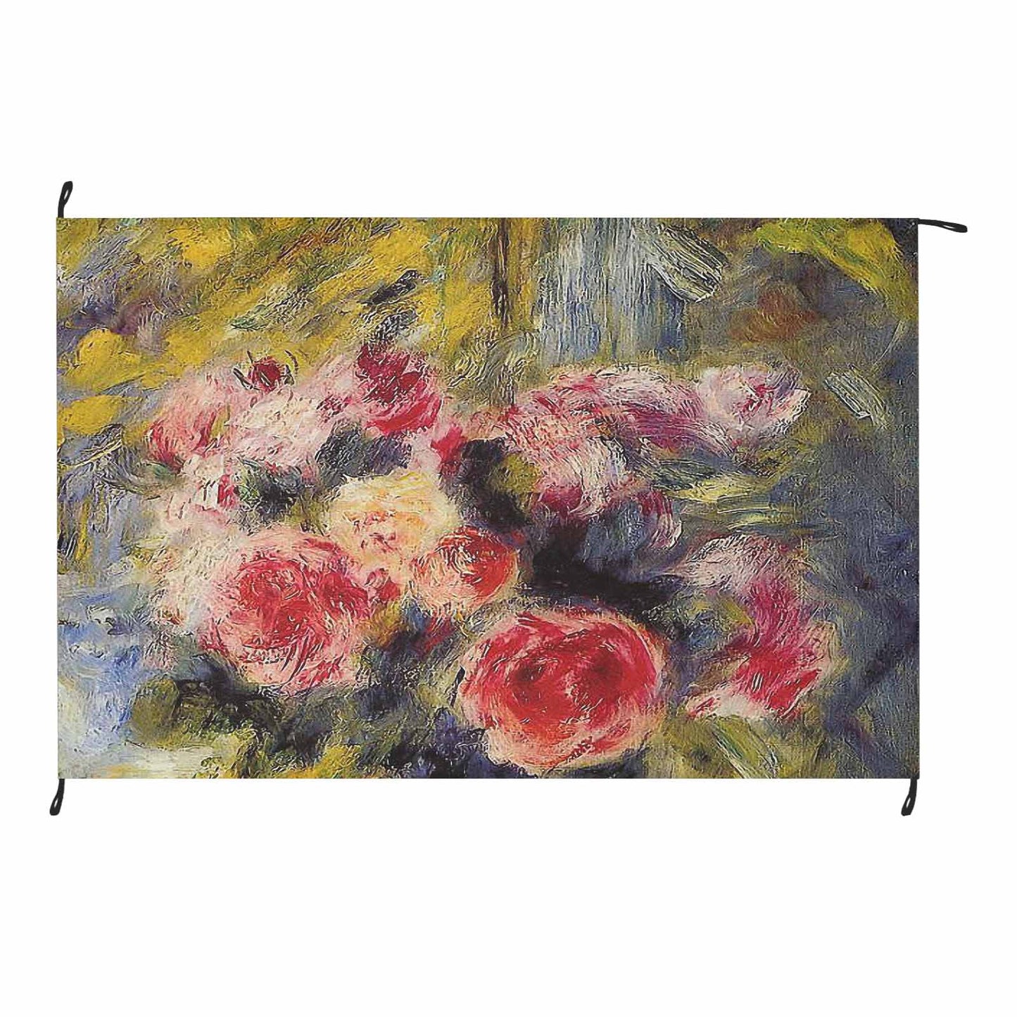 Vintage Floral waterproof picnic mat, 81 x 55in, Design 26