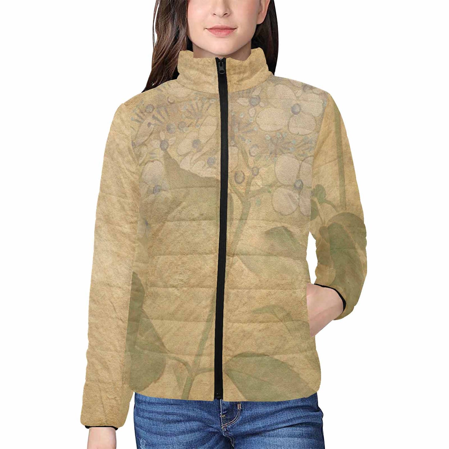 Antique general print quilted jacket, design 28