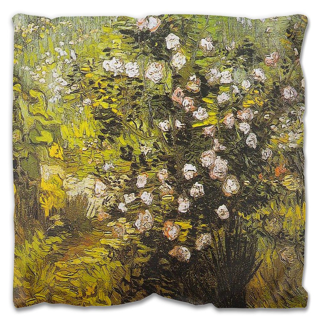 Vintage floral Outdoor Pillows, throw pillow, mildew resistance, various sizes, Design 05