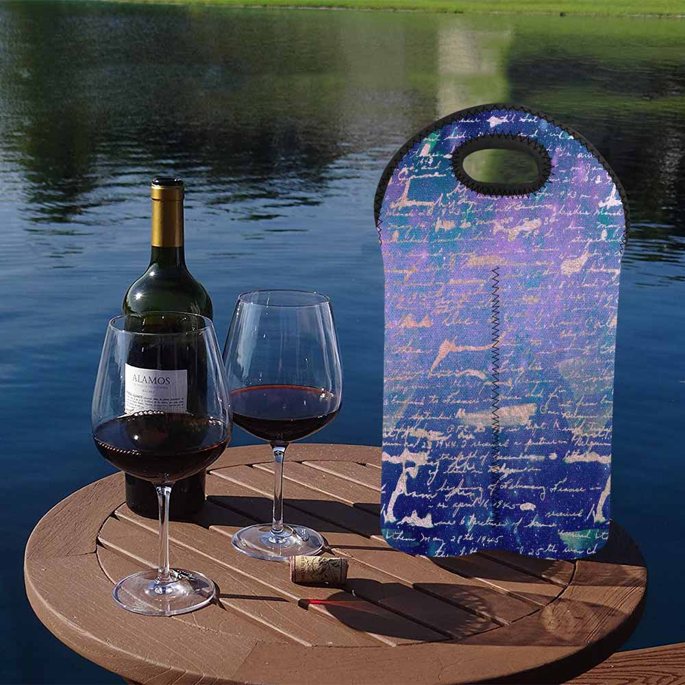 2 Bottle General Victorian wine bag, Design 52