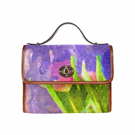 Water Color Floral Handbag Model 1695341 Design 201