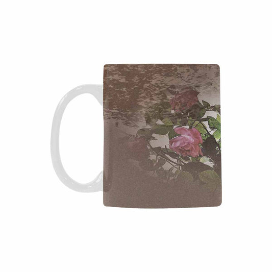 Vintage floral coffee mug or tea cup, Design 22x