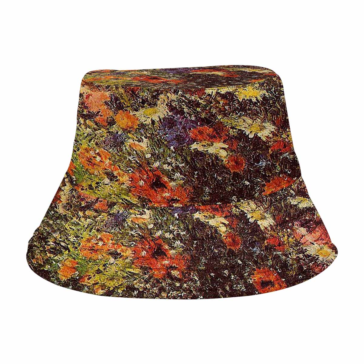 Vintage floral unisex bucket boonie Hat, outdoors hat, Design 24