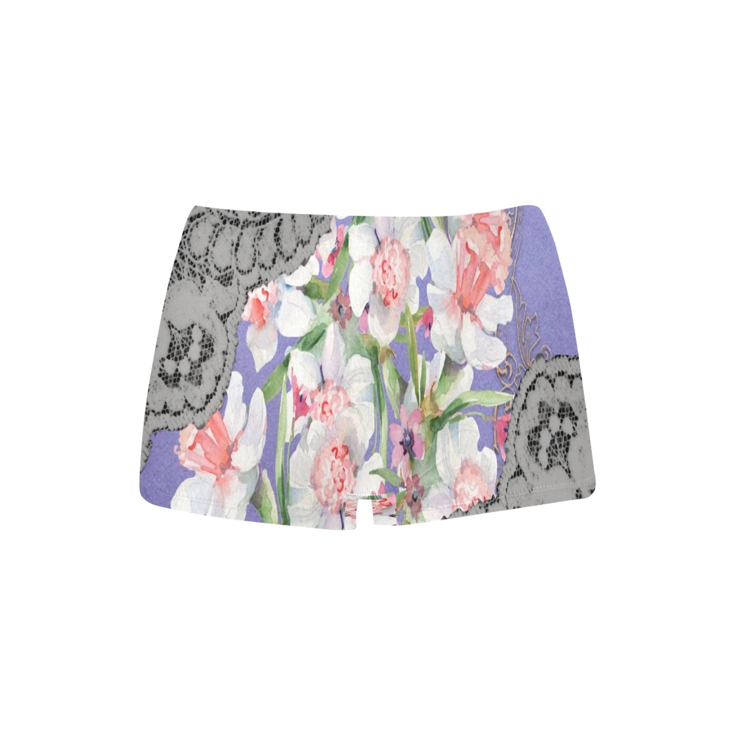 Printed Lace Boyshorts, daisy dukes, pum pum shorts, shortie shorts , design 45