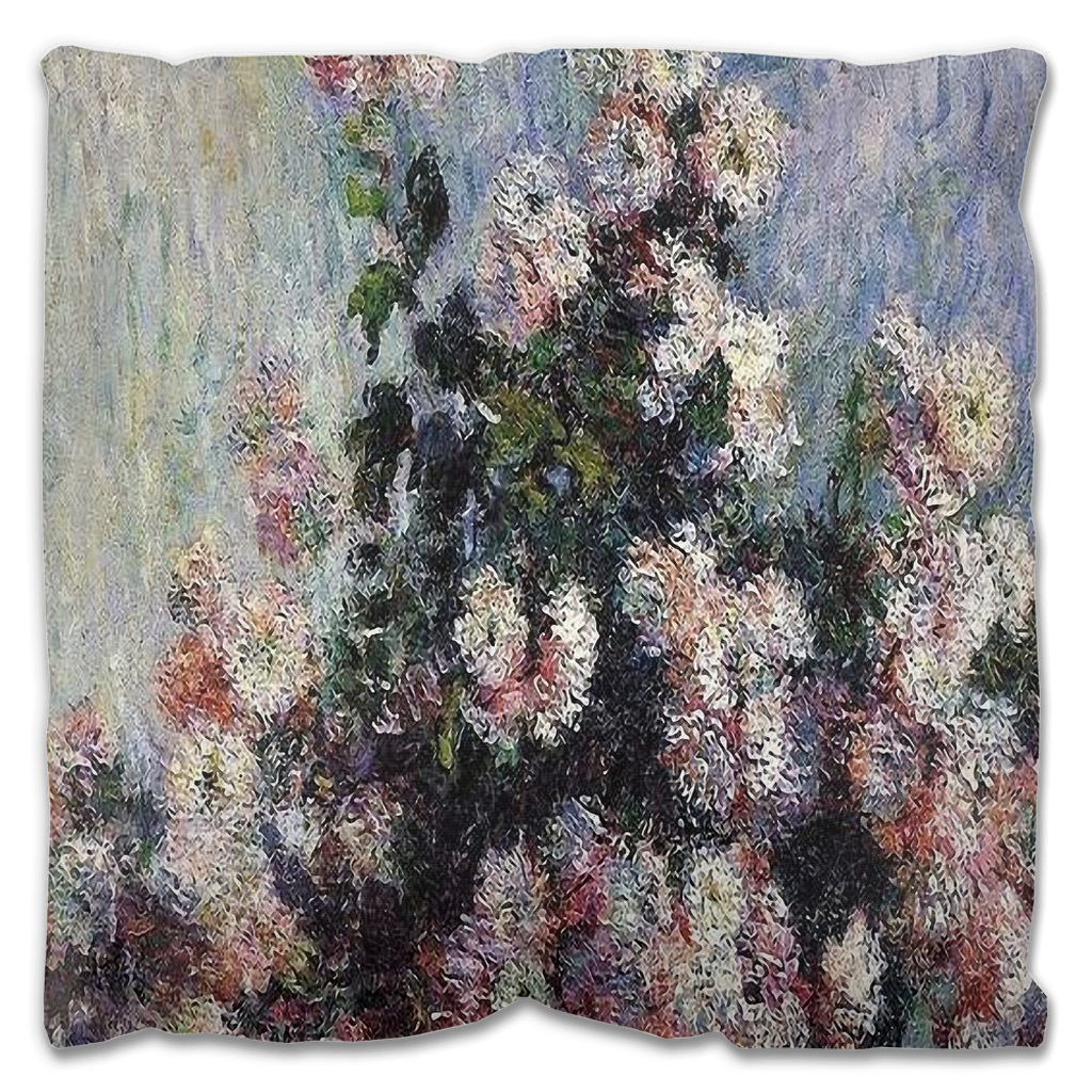 Vintage floral Outdoor Pillows, throw pillow, mildew resistance, various sizes, Design 44