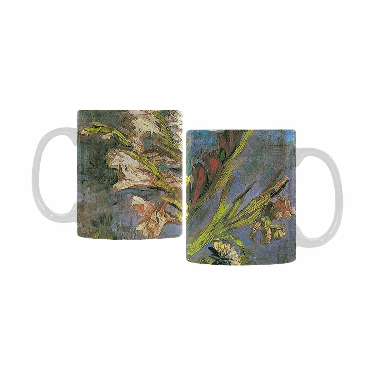 Vintage floral coffee mug or tea cup, Design 59