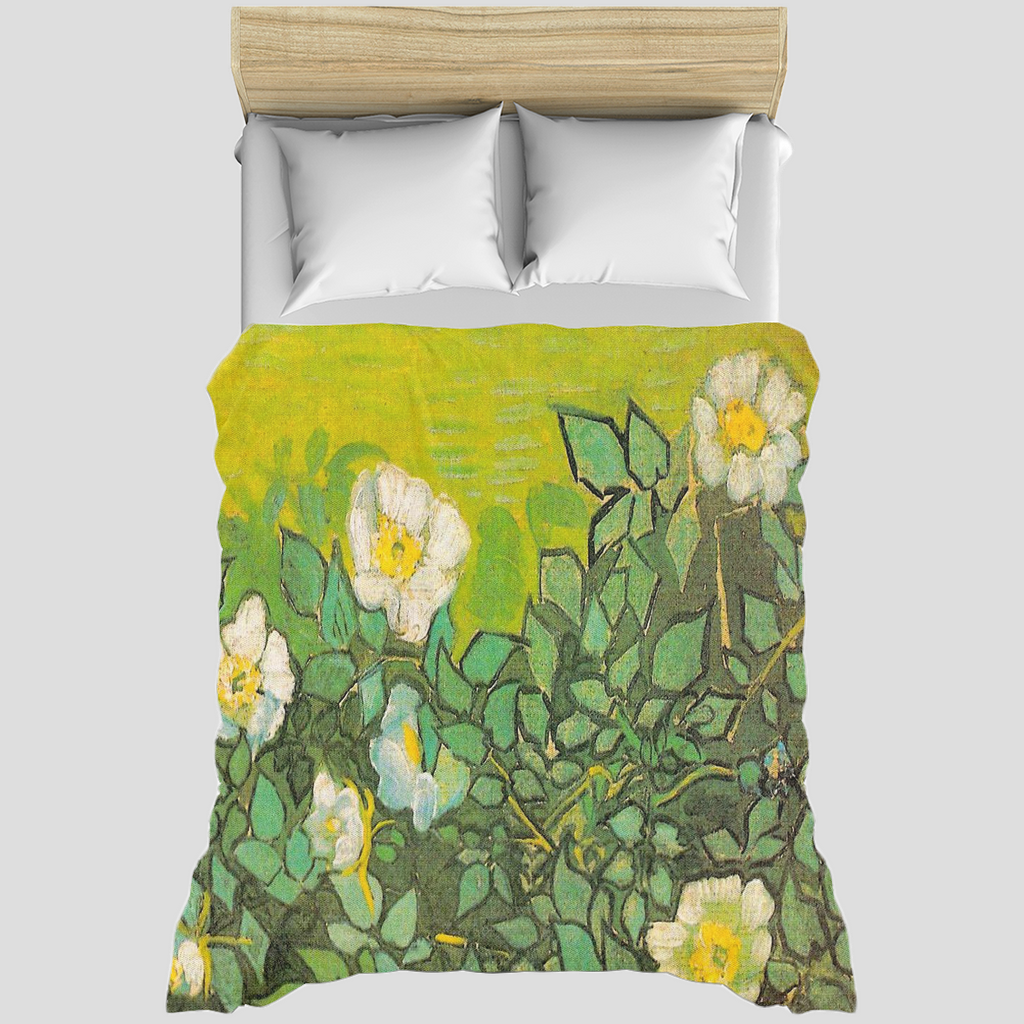 Vintage floral duvet cover, King, queen or twin, Design 01