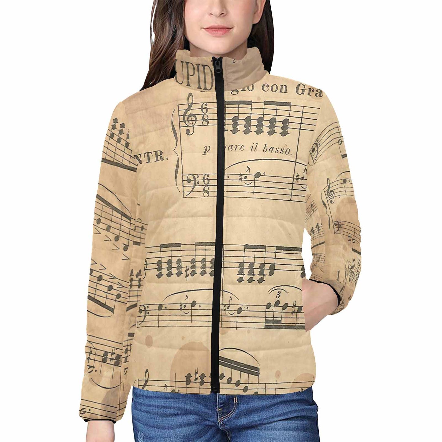 Antique general print quilted jacket, design 55