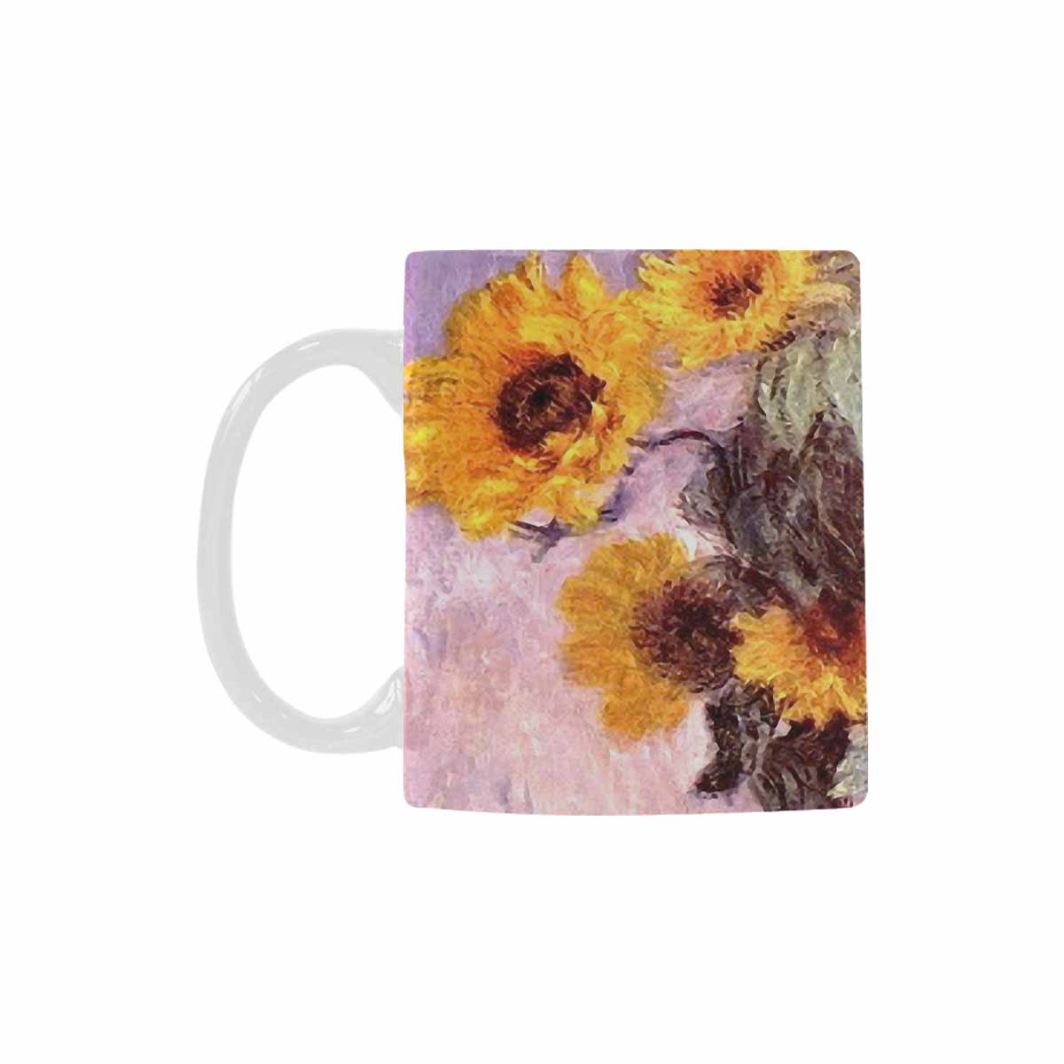 Vintage floral coffee mug or tea cup, Design 49