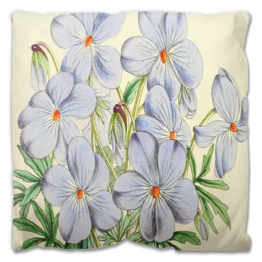 Vintage floral Outdoor Pillows, throw pillow, mildew resistance, various sizes, Design 13