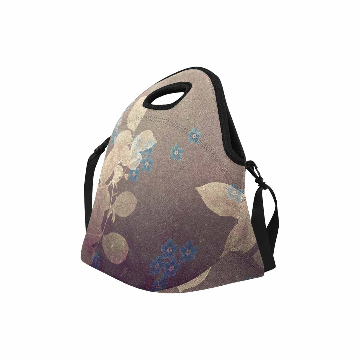 Antique general print, insulated lunch bag, design 48