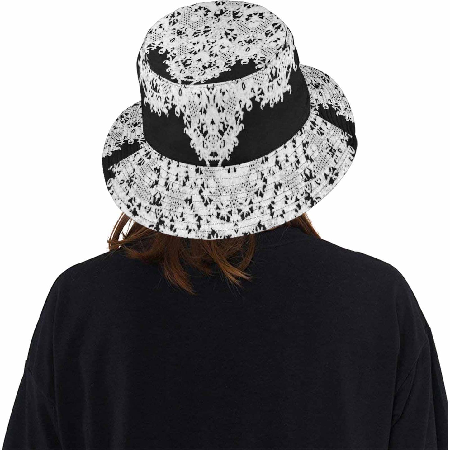 Victorian lace Bucket Hat, outdoors hat, design 50