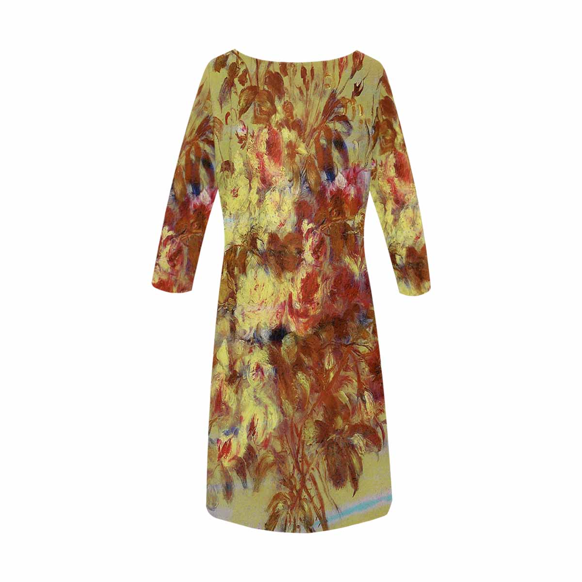 Vintage floral loose dress, model D29532 Design 11