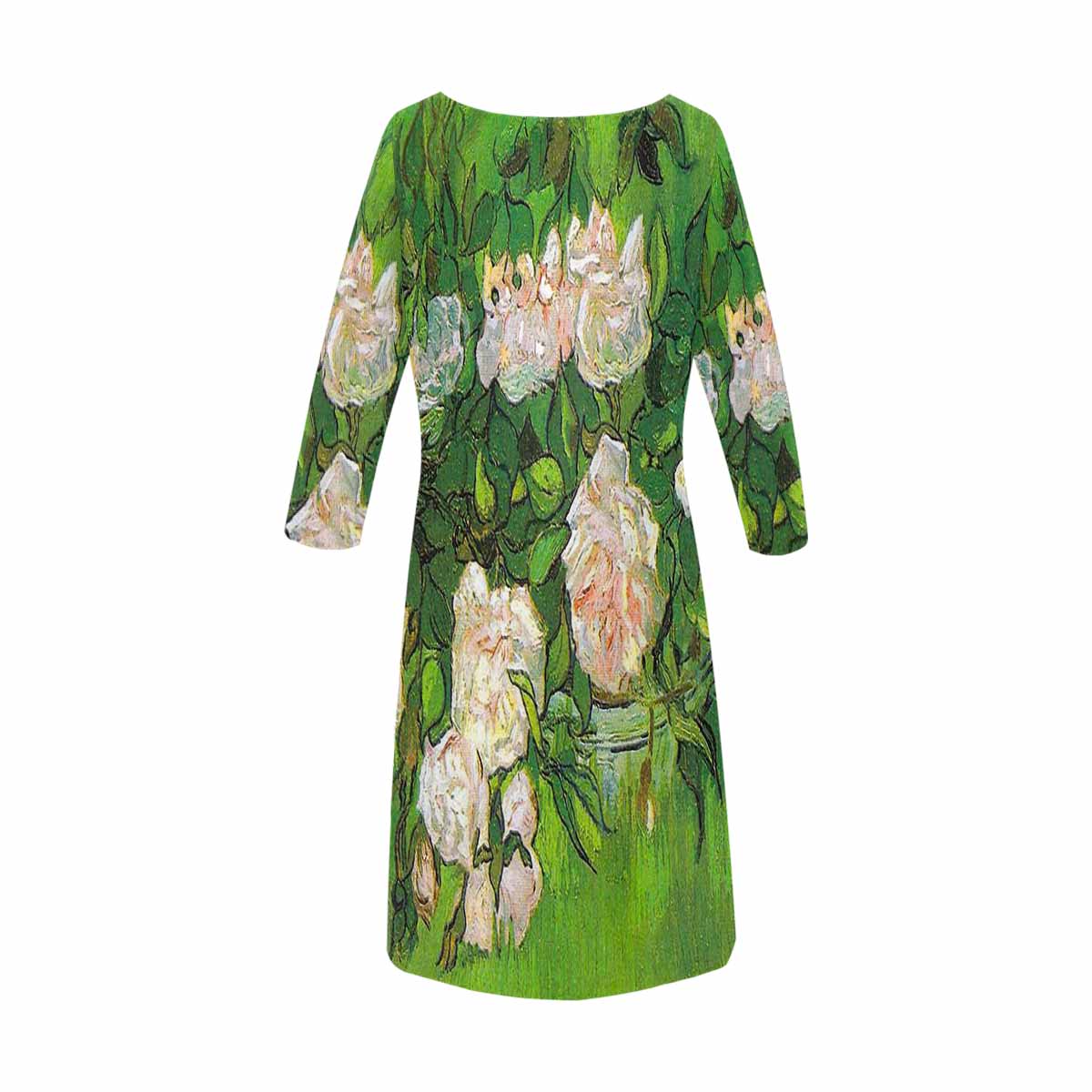 Vintage floral loose dress, model D29532 Design 06