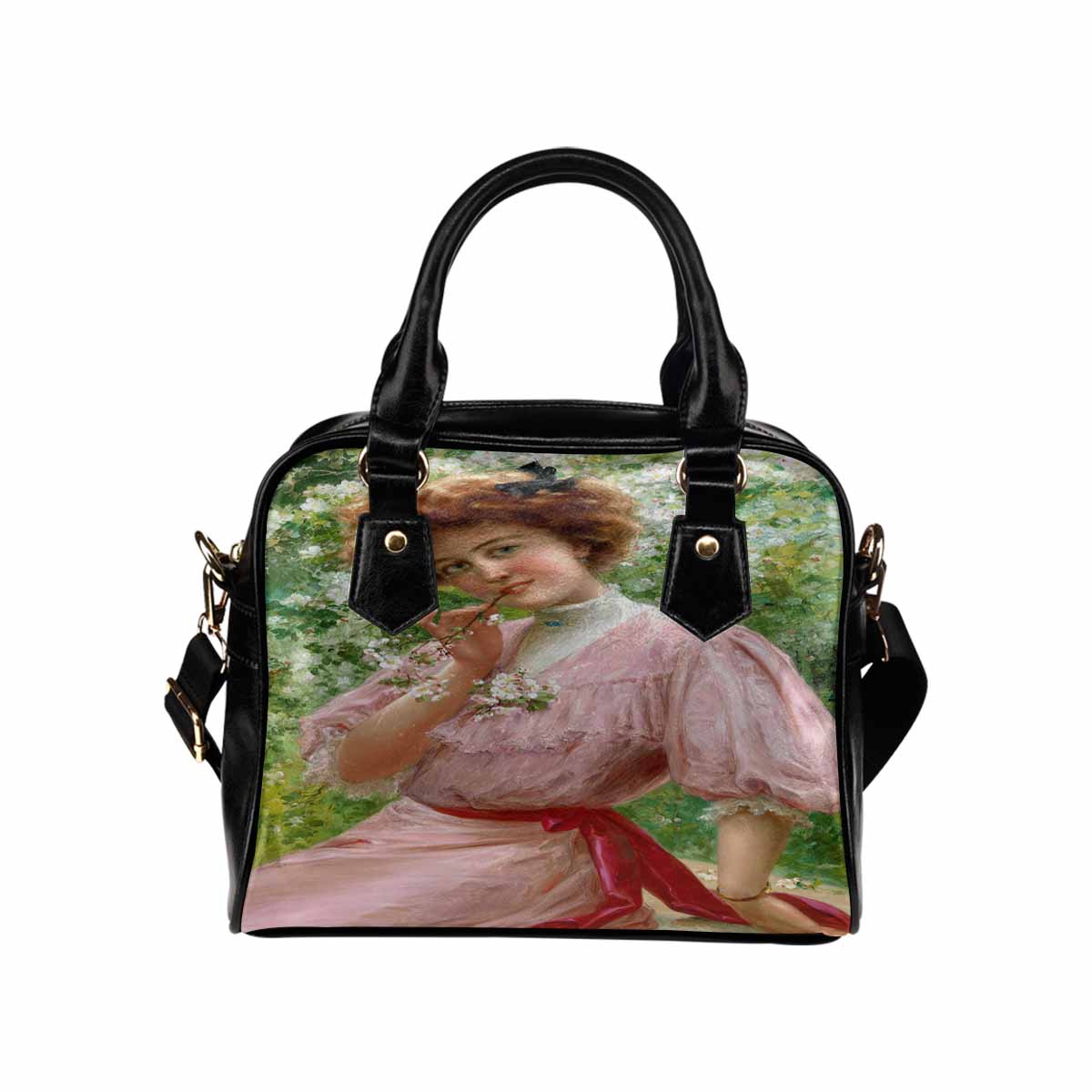 Victorian Lady design handbag, Mod 19163453, Pretty In Pink