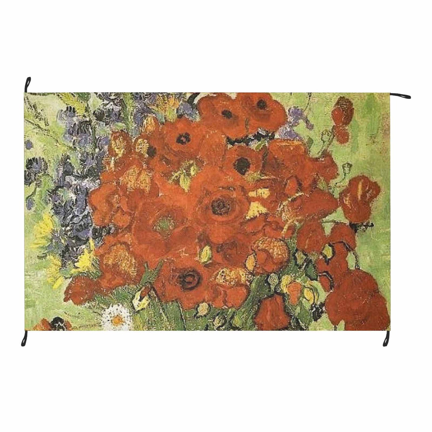 Vintage Floral waterproof picnic mat, 81 x 55in, Design 56