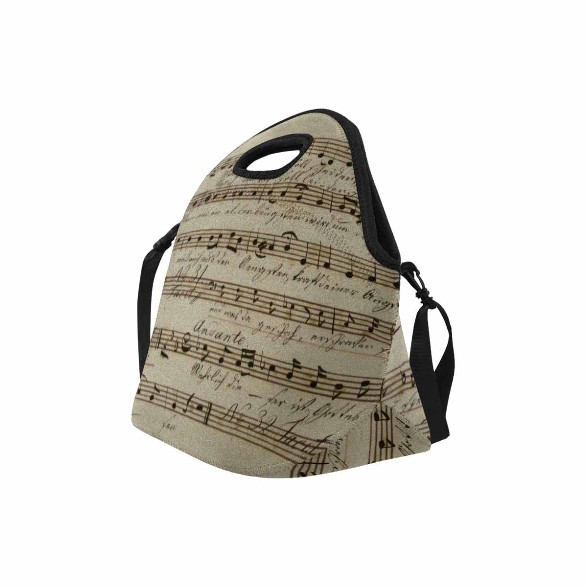 Antique general print, insulated lunch bag, design 20