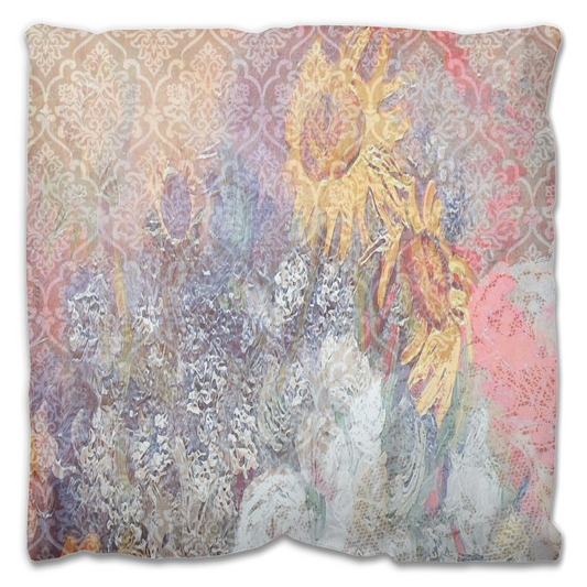 Vintage floral Outdoor Pillows, throw pillow, mildew resistance, various sizes, Design 54x