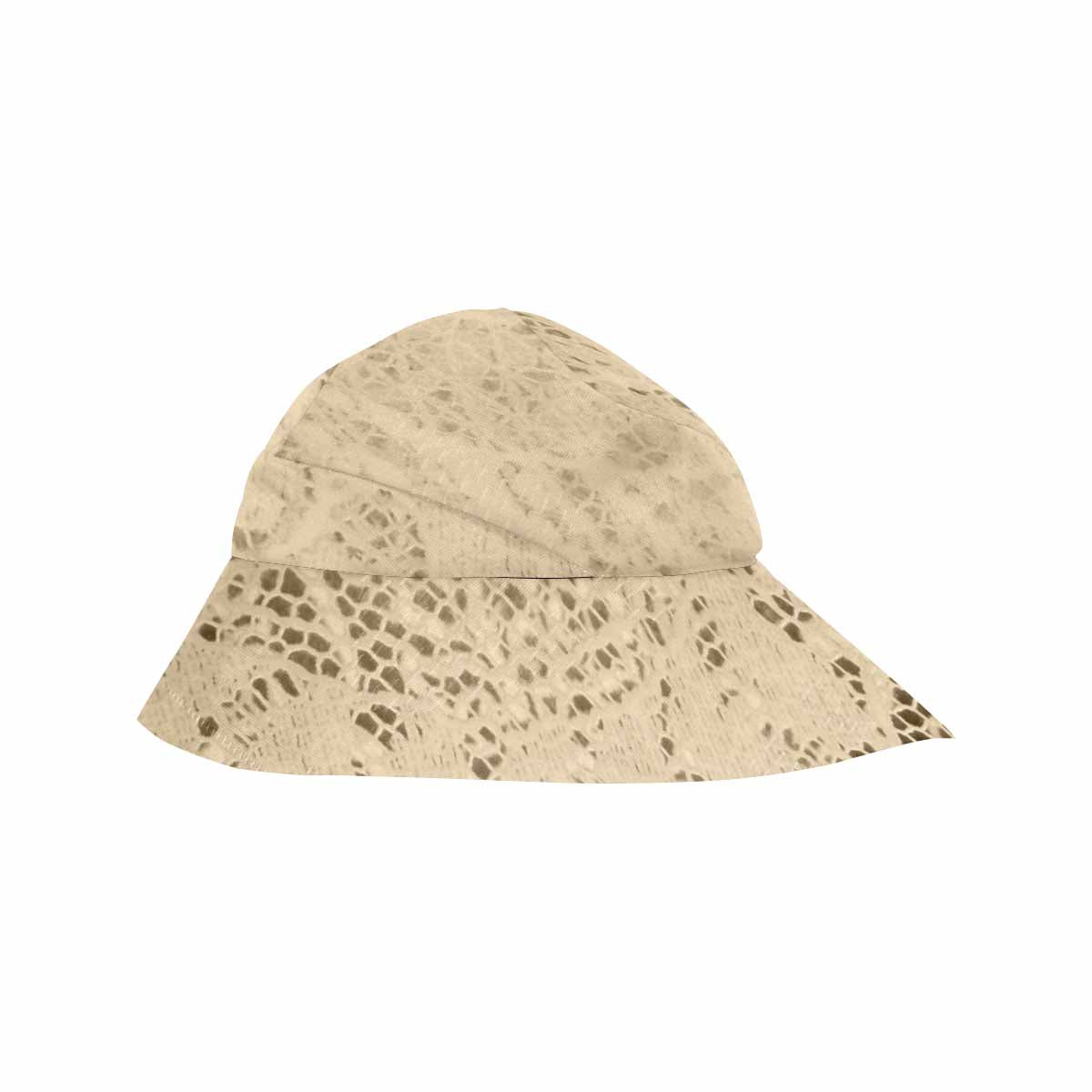 Victorian lace print, wide brim sunvisor Hat, outdoors hat, design 26