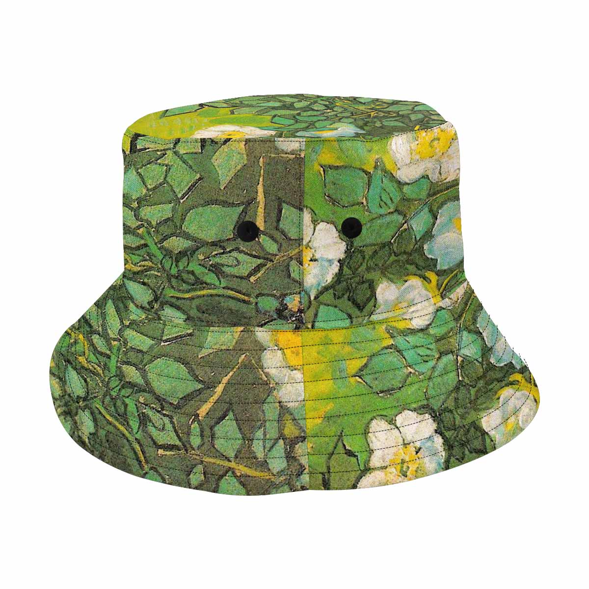 Vintage floral unisex bucket boonie Hat, outdoors hat, Design 01