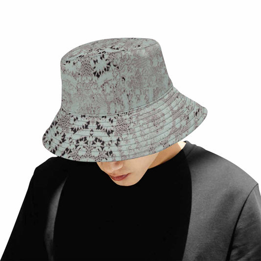 Victorian lace Bucket Hat, outdoors hat, design 51