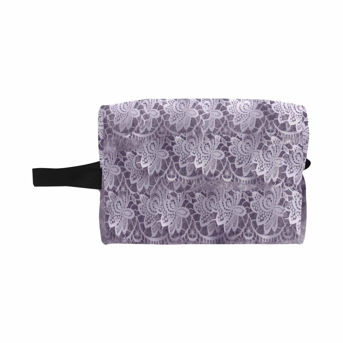 Victorian lace print toiletry comestic bag, design 39