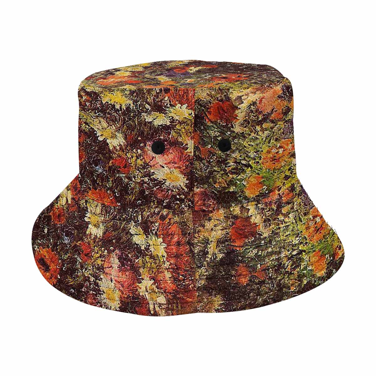 Vintage floral unisex bucket boonie Hat, outdoors hat, Design 24