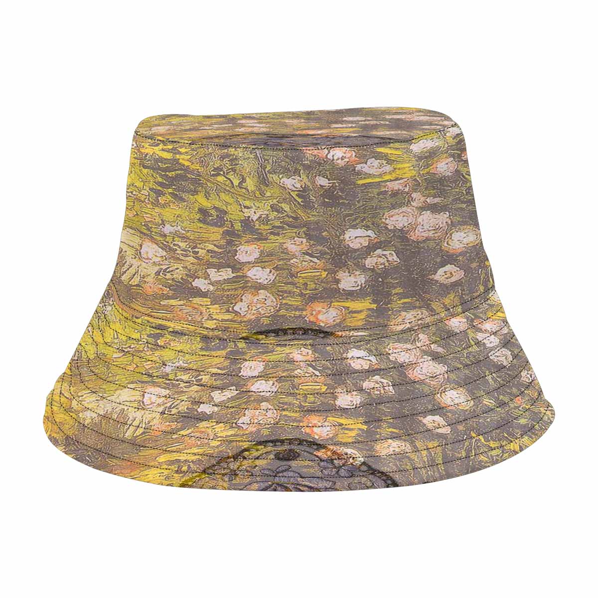 Vintage floral unisex bucket boonie Hat, outdoors hat, Design 05x