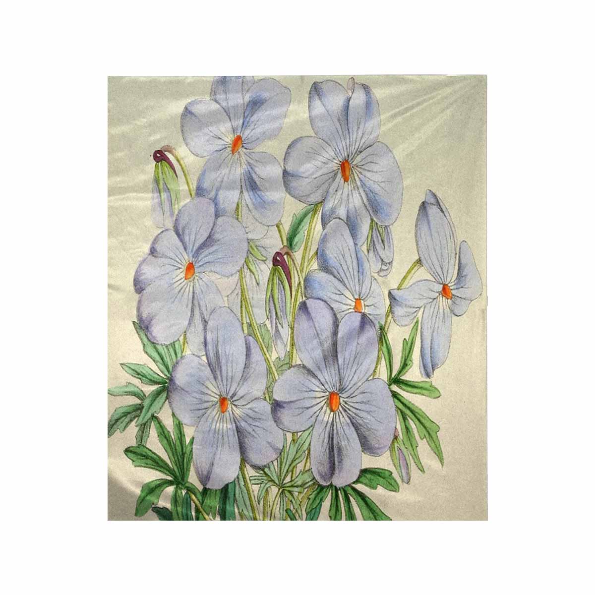 Vintage floral TAPESTRY, MEDIUM 51 in X 60 in, Design 13 C26