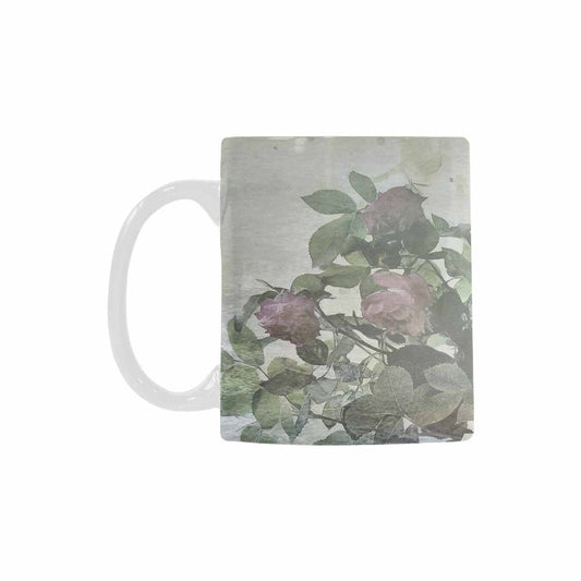 Vintage floral coffee mug or tea cup, Design 23