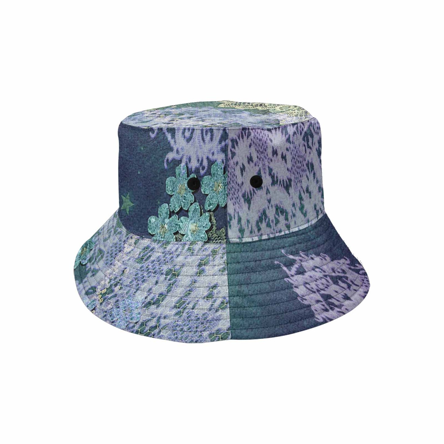Victorian lace Bucket Hat, outdoors hat, design 05
