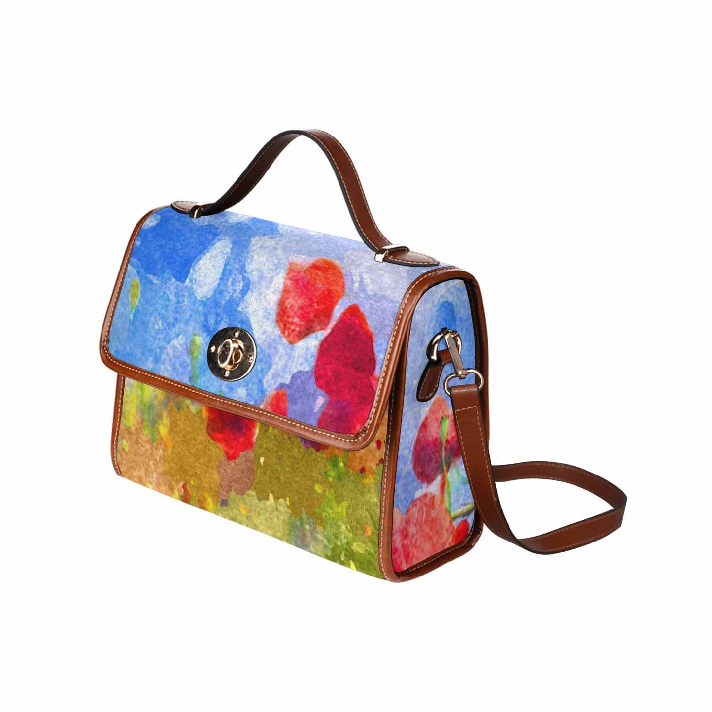 Water Color Floral Handbag Model 1695341 Design 155