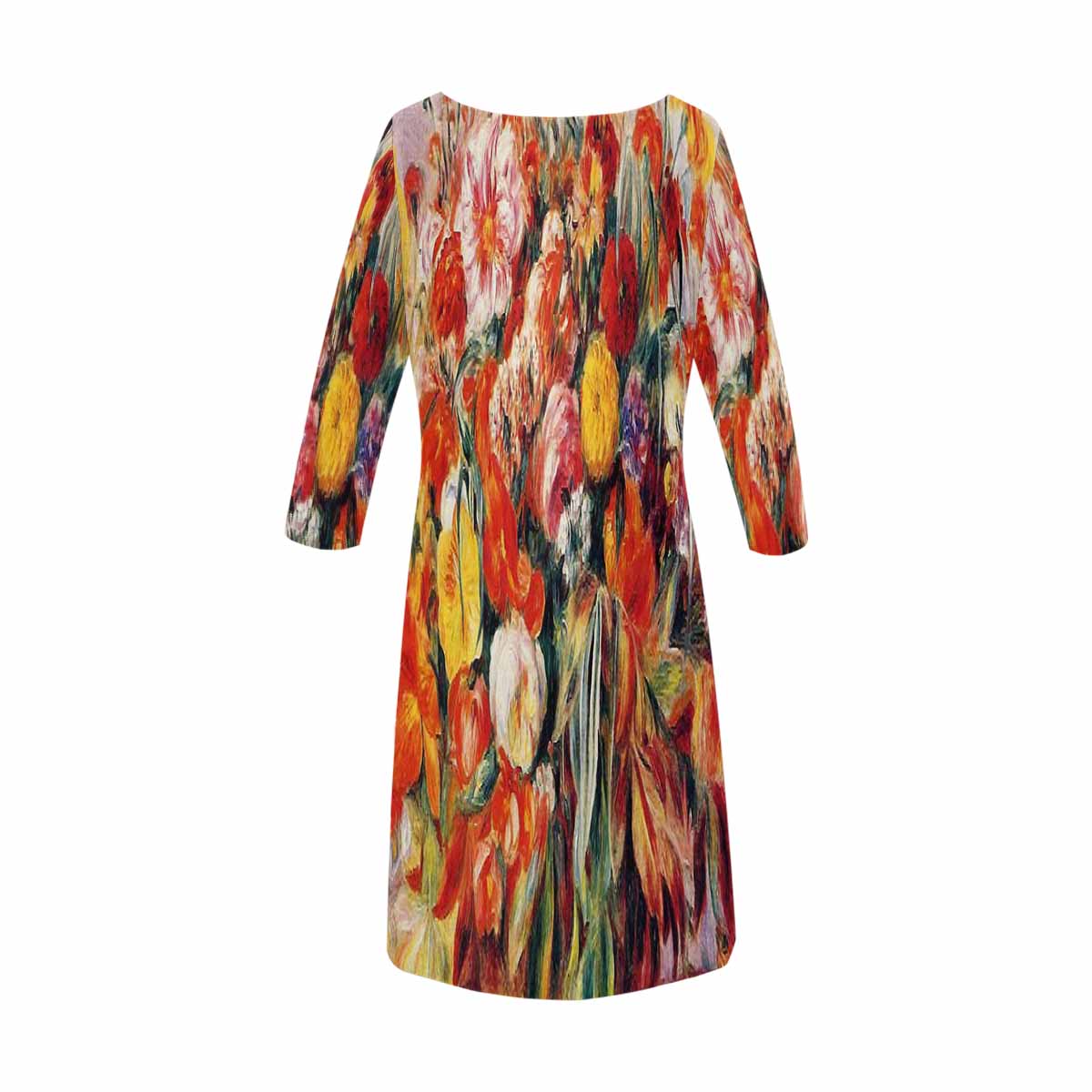 Vintage floral loose dress, model D29532 Design 19